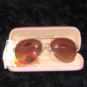 Rose gold sunglasses